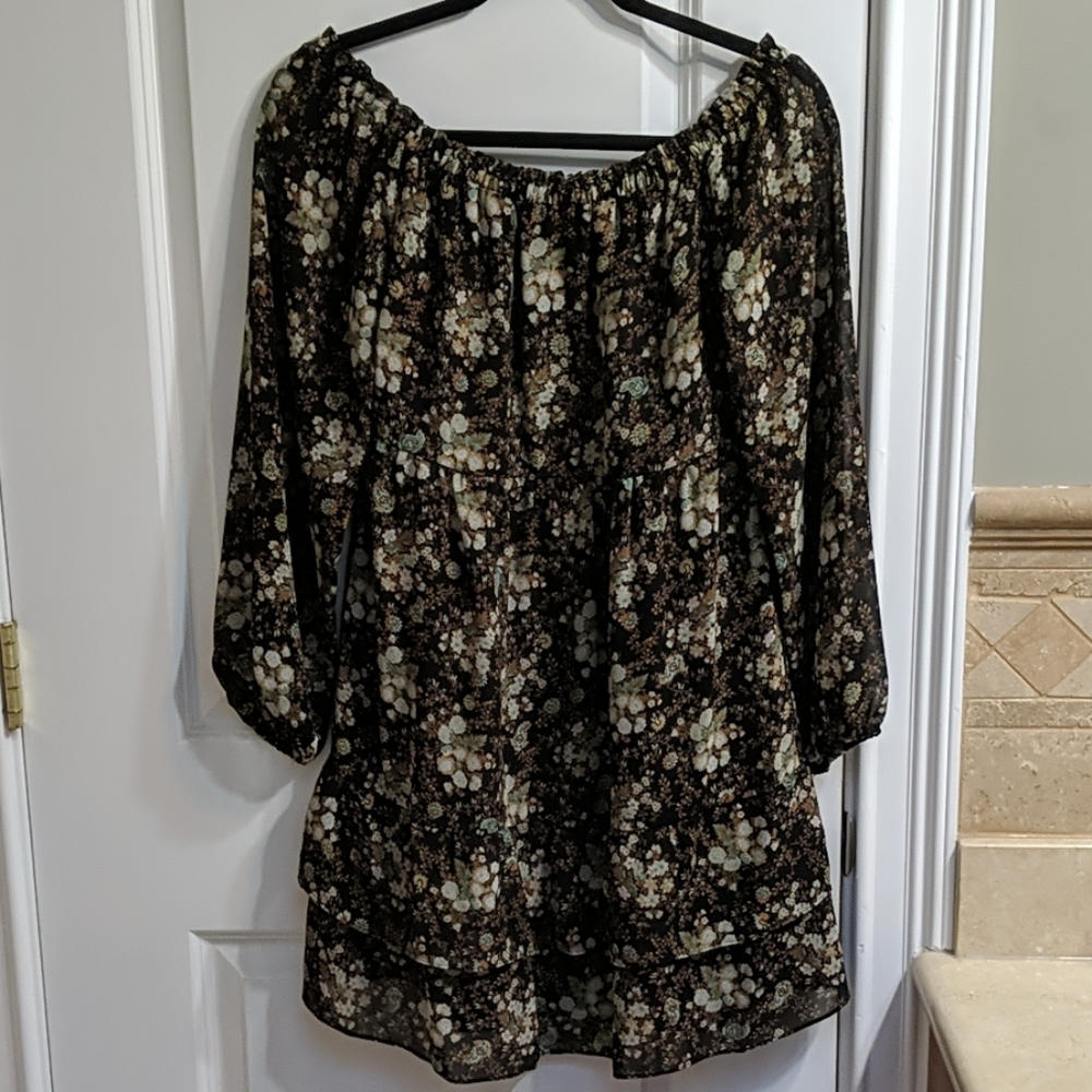 WAYF floral dress
